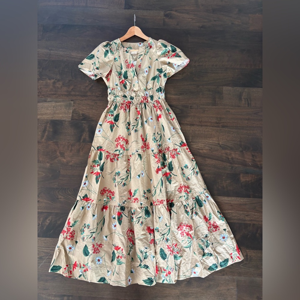 Anthropologie - NWT - The Somerset Floral Print Maxi Dress - Picture 4 of 8